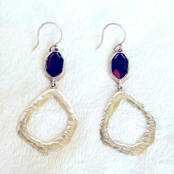 Silpada Sterling Silver Bring the Heat French Hooks Dangle Tear Drop Earrings - Picture 1 of 7